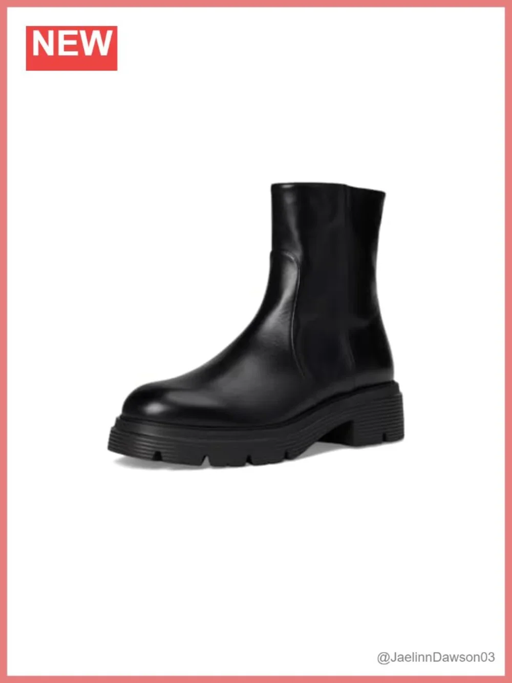 Stuart Weitzman Leather Ankle Bootie Zip